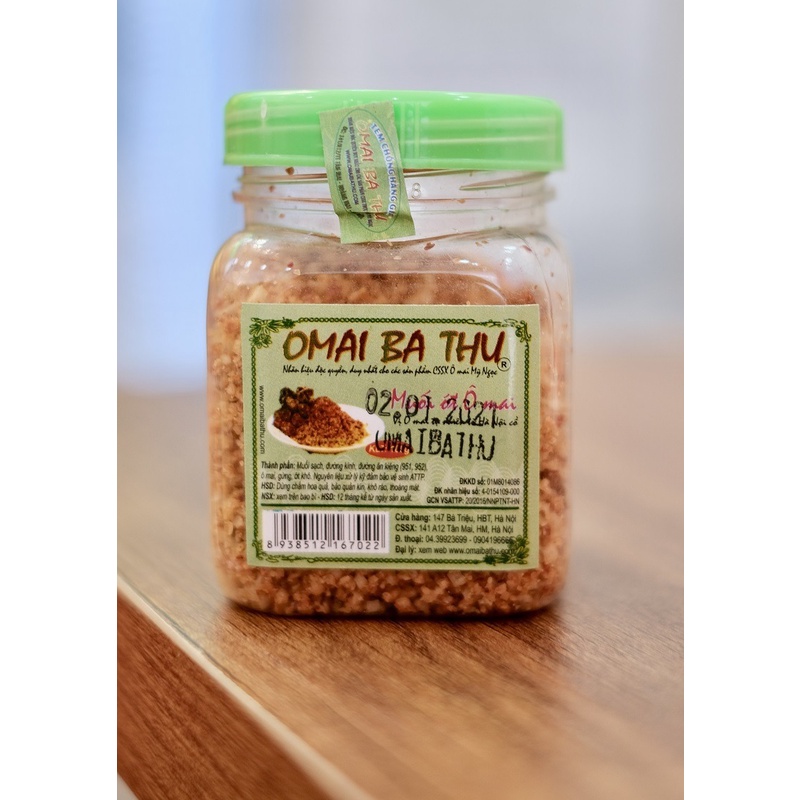 Muối Ô Mai Bà Thu Hộp 100g/ Muối Ô Mai