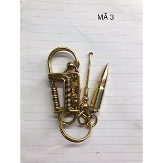 Bộ móc khoá đồng cao cấp 3 món
