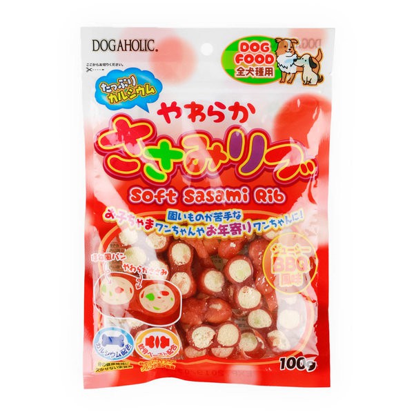 [HSD2023] SNACK CUỘN KIỂU NHẬT VỊ BBQ SASAMI RIB DOGAHOLIC CHO CHÓ 100GR