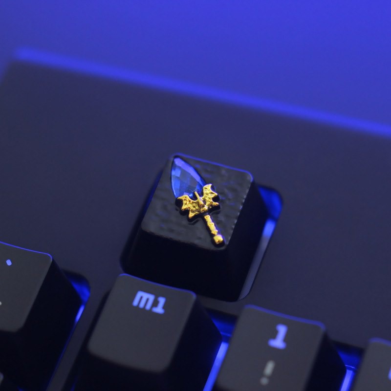 Keycap Kim Loại Diecast - Phím xuyên Led Double Shot