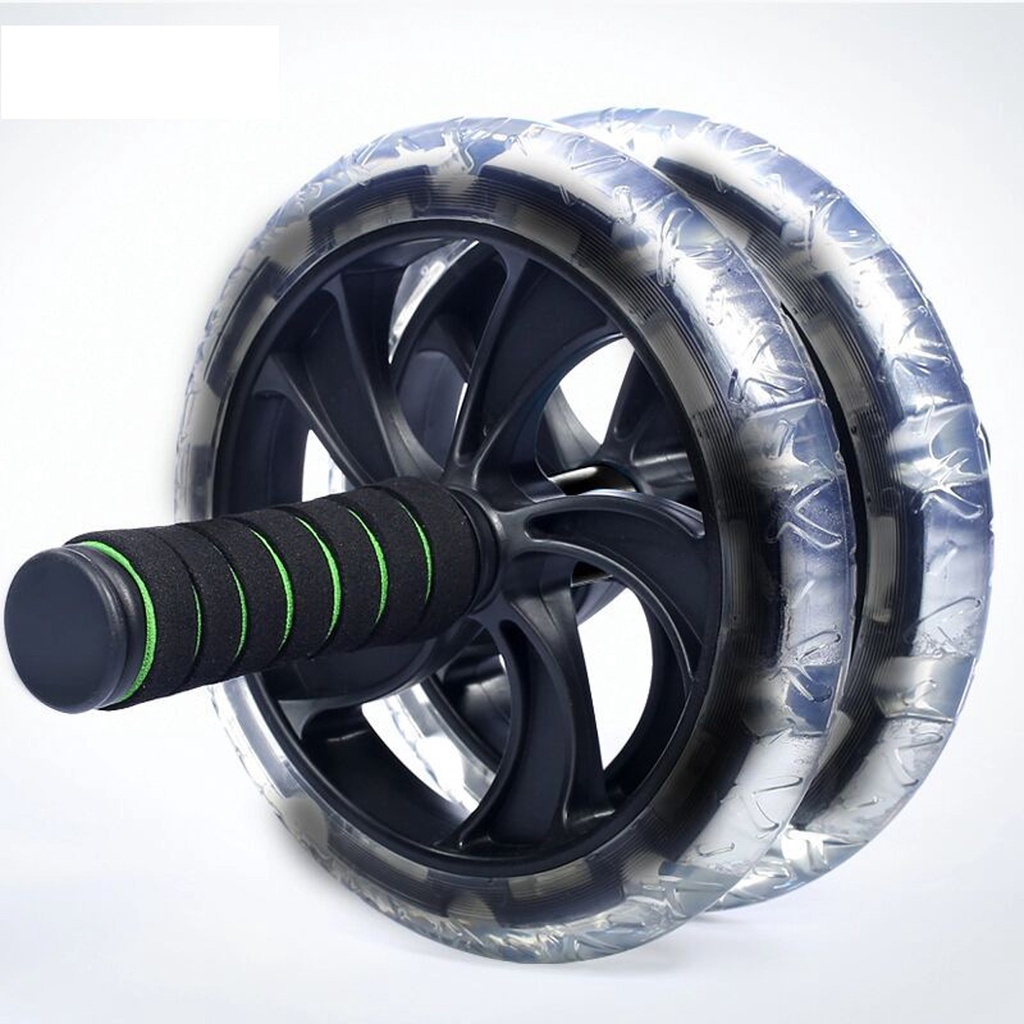 Con Lăn Tập Bụng 2 Bánh Cao Cấp Amalife – Kèm Thảm Lót – Dụng Cụ 2 Bánh Tập Cơ Bụng 6 Múi Bọc ABS Dẻo Bám Sàn