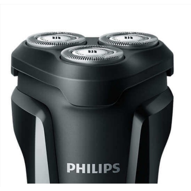 Máy cạo râu Philips S1010, Không dây 3 lưỡi khô ướt , Lưỡi dao nổi tự mài, Hàng nhập khẩu chánh hãng