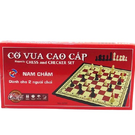 Bộ Cờ Vua Nam Châm Cao Cấp - Dùng Thi Đấu Giải Quốc Tế - Đủ Kích Thước - 1 Bộ