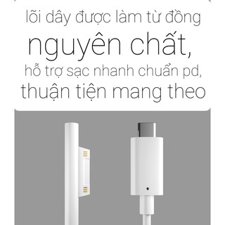 Cáp chuyển Surface Connect ra USB Type C