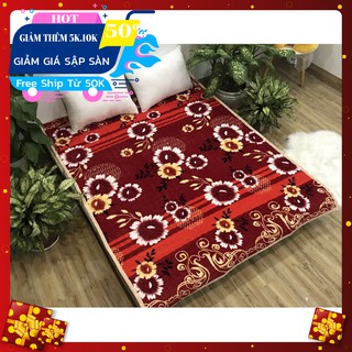 Thảm nỉ trải giường 1m2 hoa văn loại 1 mẫu (TNHV01)