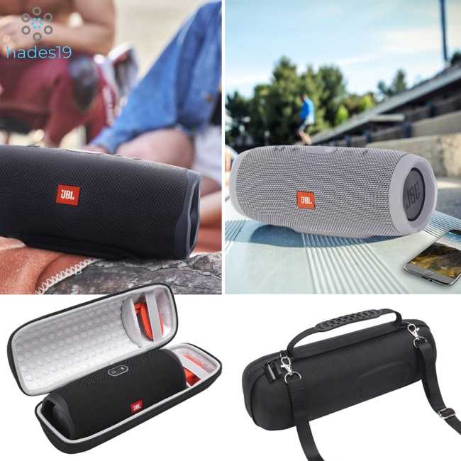 Portable Carrying Case for JBL CHARGE 4 Bluetooth Speaker Case with Shoulder Strap Protective Cover