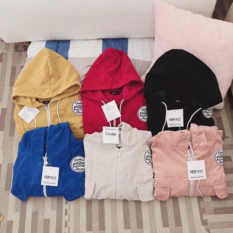 Áo khoác bomber Unisex chống nắng chất nhung tăm, form lửng đẹp dành cho nữ MD&G - AN STORE