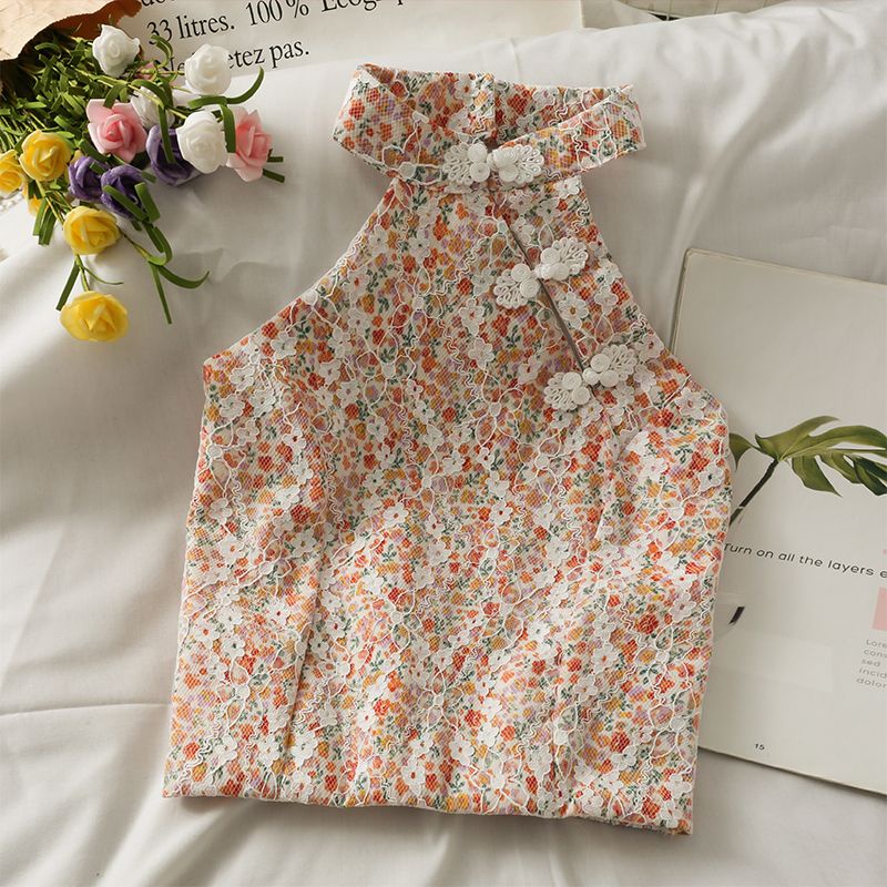 ÁO SƯỜN XÁM HOA REN CÁCH TÂN FULL MÀU