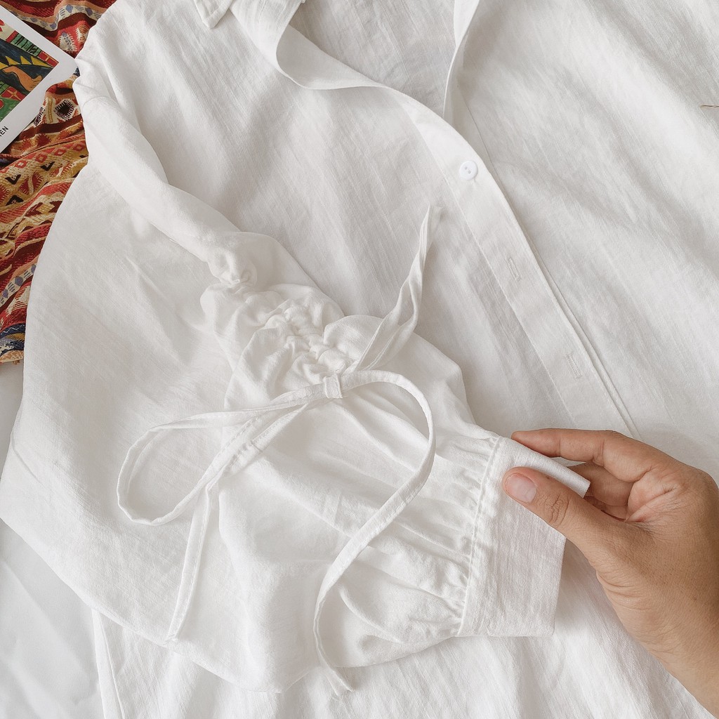 Áo somi tay rút dây | BigBuy360 - bigbuy360.vn