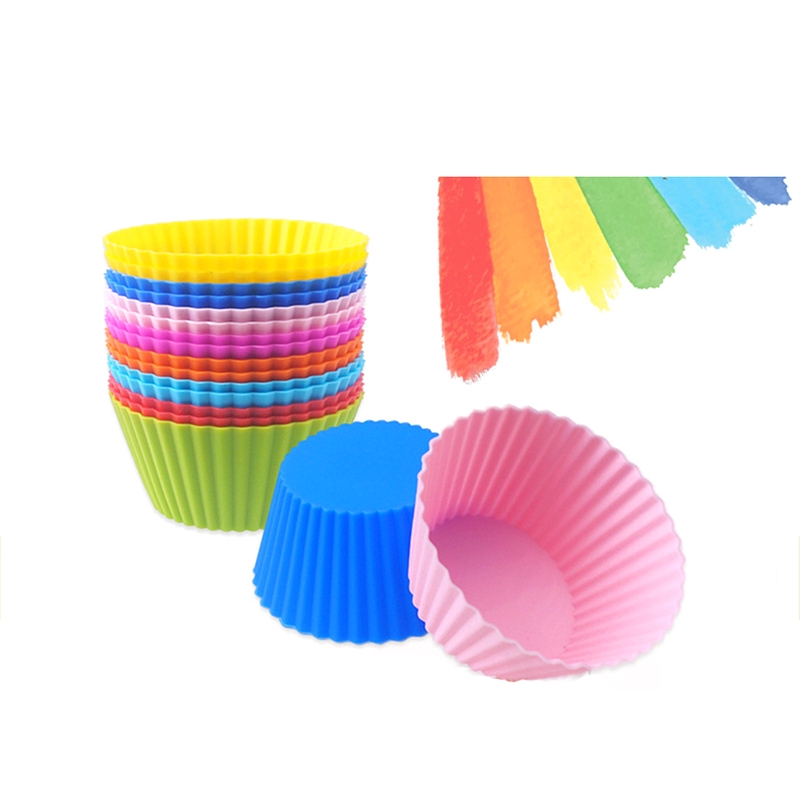 Cốc silicon làm bánh muffin dễ thương tiện dụng