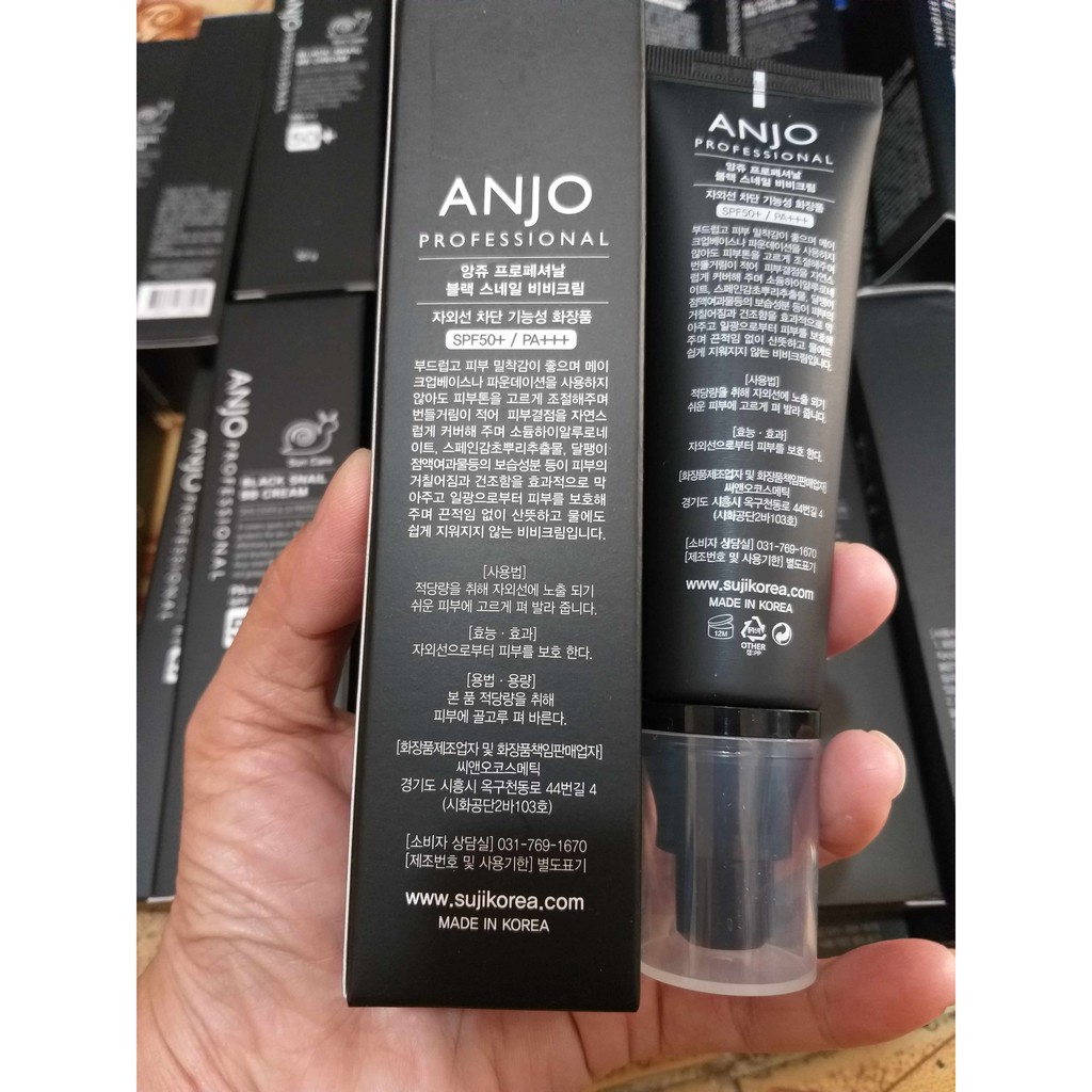 KEM NỀN CHỐNG NẮNG BB CREAM TINH CHẤT ỐC SÊN ANJO | BigBuy360 - bigbuy360.vn