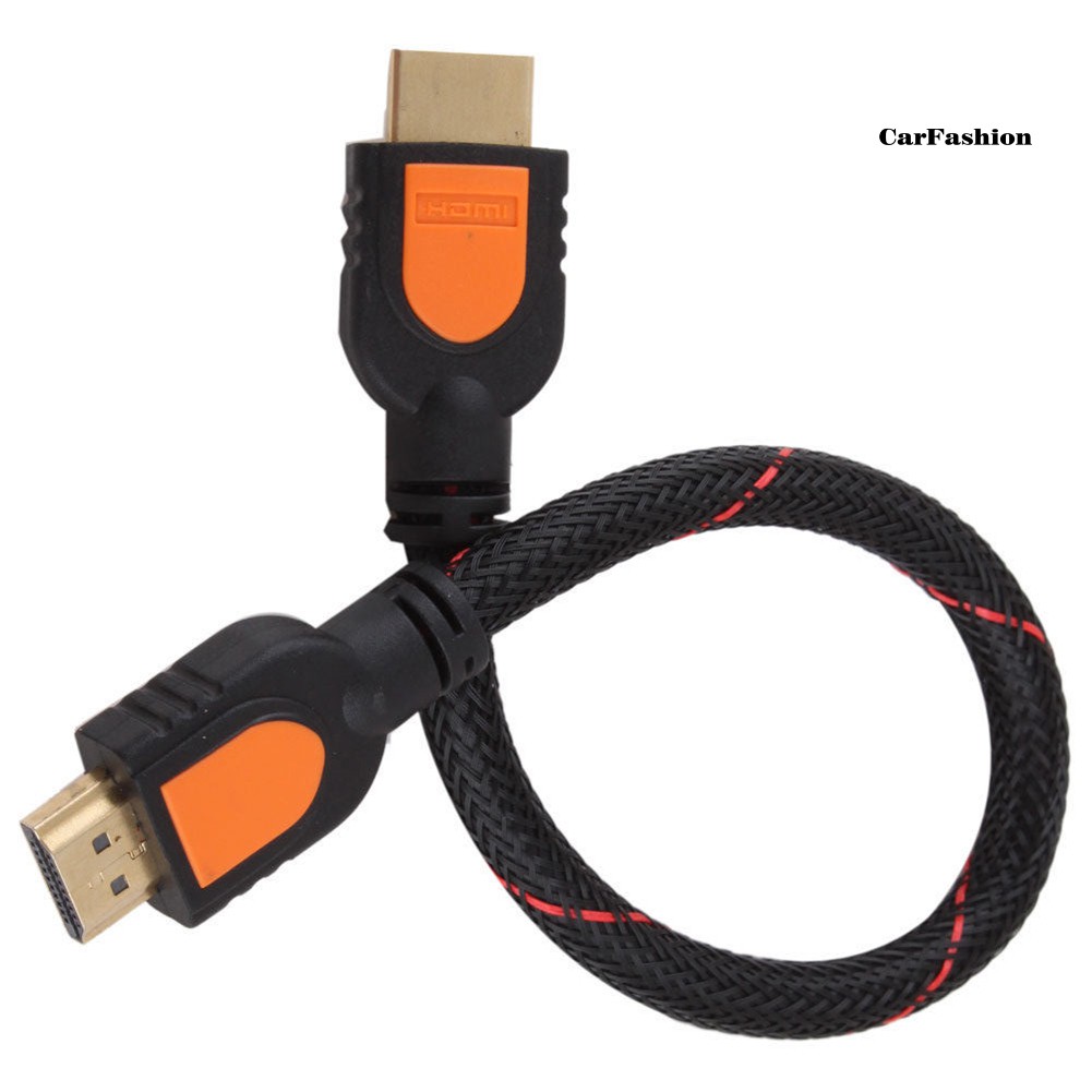 Cáp Hdmi Bện Dây 3d 1.4 Tốc Độ Cao 30cm 1080p 4k X 2k Hdmi