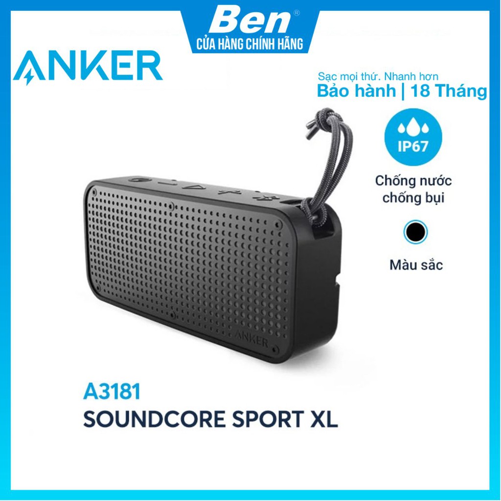 Loa bluetooth ANKER SoundCore Sport XL - A3181