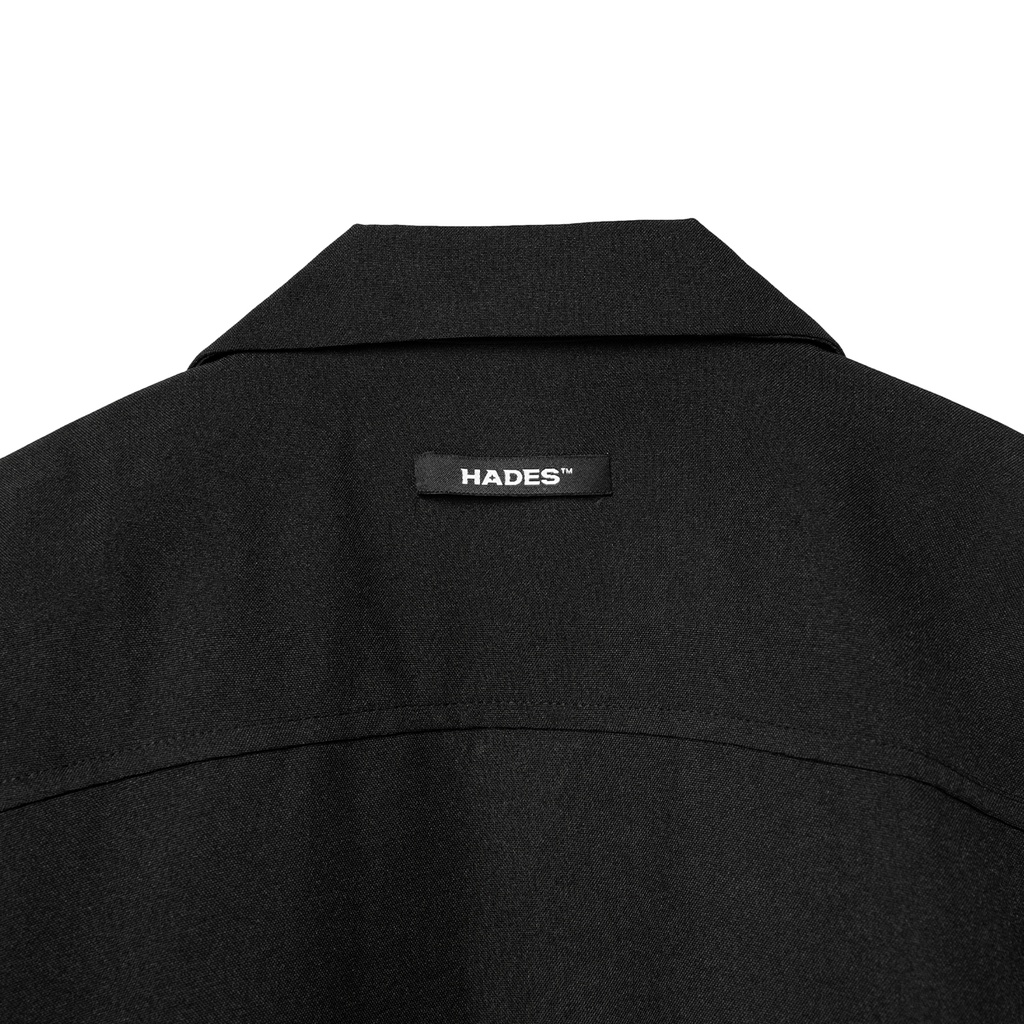 Áo Sơ Mi Tay Lỡ Unisex SHROUD Vải Kate Silk - HADES Brand Chính Hãng
