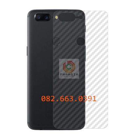 Miếng dán mặt lưng skin carbon Oneplus 5T
