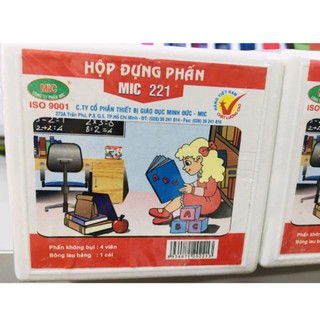 HỘP ĐỰNG PHẤN MIC 221 (TẶNG KÈM PHẤN VÀ KHĂN LAU BẢNG)