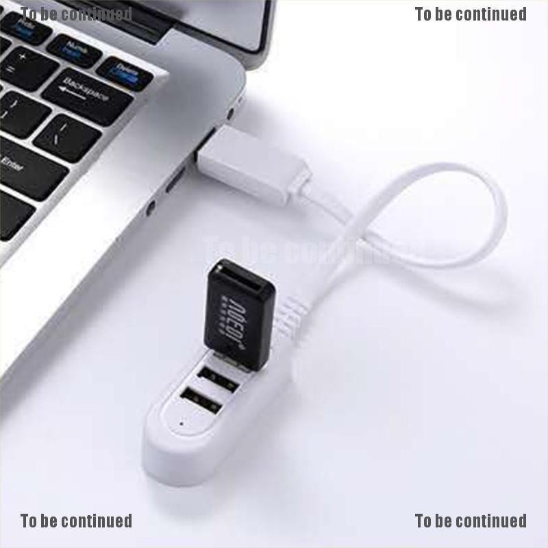 3 Ports USB 2.0 Multi High Speed HUB Splitter Expansion Laptop For Desktop PC