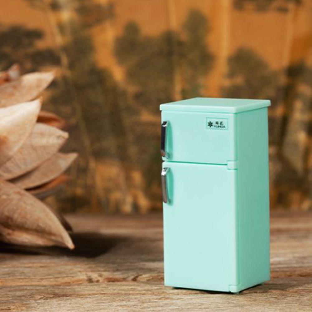 Tủ Lạnh Nhựa Mini Tỉ Lệ 1:12 Cho Nhà Búp Bê M5N3