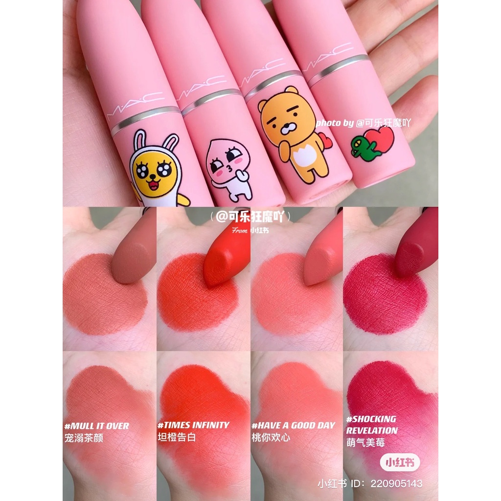 Son thỏi lì MAC Matte Lipstick Kakao Friends Limited Edition