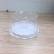 10 Hộp nhựa H25, 18cm x 10cm - 16cm x 10cm đựng bánh gato và bánh rau câu nắp sọc và cao hợp với nhiều mẫu bánh 4D
