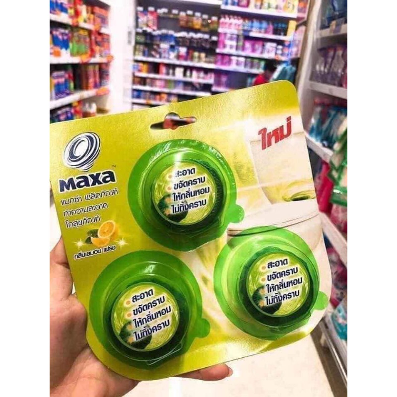 Viên thả bồn cầu Thái Lan Maxa Thái Lan vỉ 3 viên