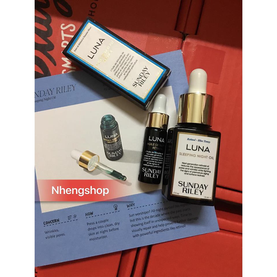 Dầu Dưỡng Da Luna Sleeping Night Oil Sunday Riley