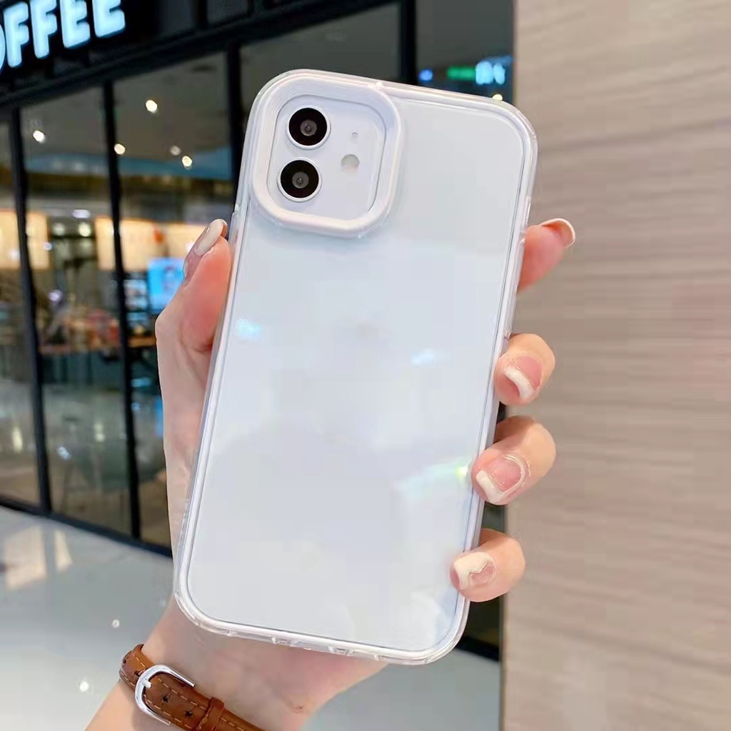 Ốp Điện Thoại Silicon 3 Trong 1 Cho iPhone 6S/6SPLUS/7G/7PLUS/8G/8PLUS/SE2/XS/XR/XSMAX/11/11PRO/11PROMAX/12PROMAX/12MINI/13/13PRO/13MINI