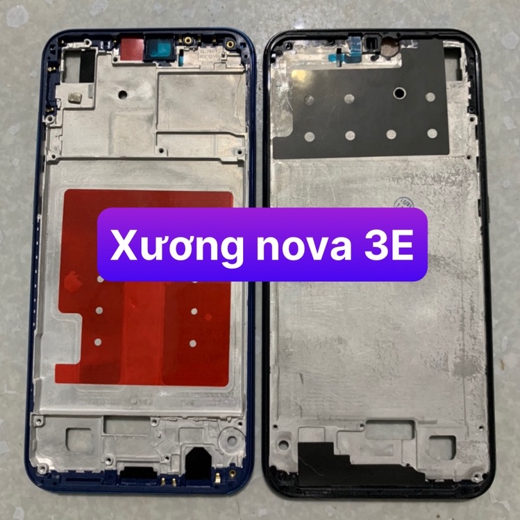 xương,sườn điện thoại huawei nova 3E có phím nguồn và âm lượng