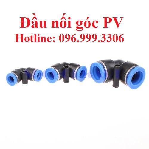 Đầu nối góc vuông pv khí nén, phun sương chịu được áp suất cao đầy đủ kích - ảnh sản phẩm 2