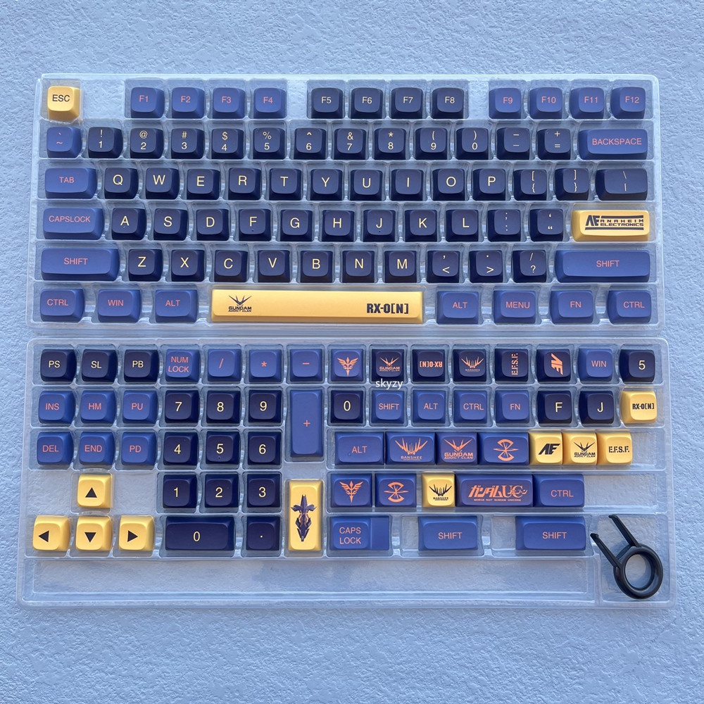 135 phím Goddess of Fate Keycaps XDA Profile Anime PBT DYE SUB Bàn phím cơ Keycap