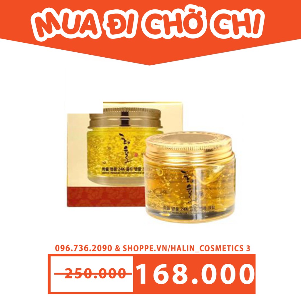 kem dưỡng da Hàn Quốc 💖FREESHIP💖Kem dưỡng Lebelage HeeYul Premium Gold Essence 70ml HALIN9112 Cao Cấp