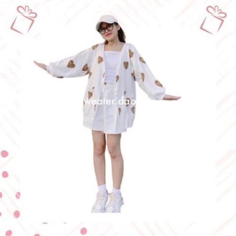 (Quà là móc dán treo tường) Áo Cardigan Hình Trái Tim Phong Cách  SWE Chất Liệu Nỉ Cotton | BigBuy360 - bigbuy360.vn