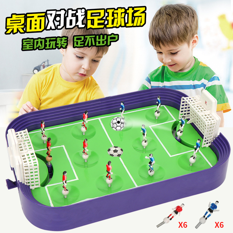 Bộ Trò Chơi Đá Bóng Mini Cho Bé Desktop Mini Football Field Game Finger Battle Competitive Toys Parent-Child Interactive Ejection Board Game Toys Educational Toys