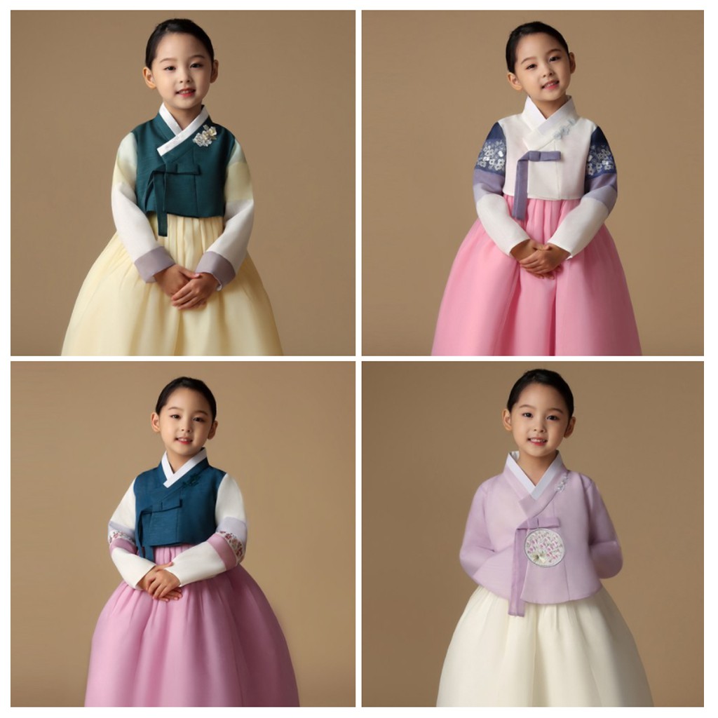 Bộ Hanbok Cô gái Geumdong bộ sưu tập váy