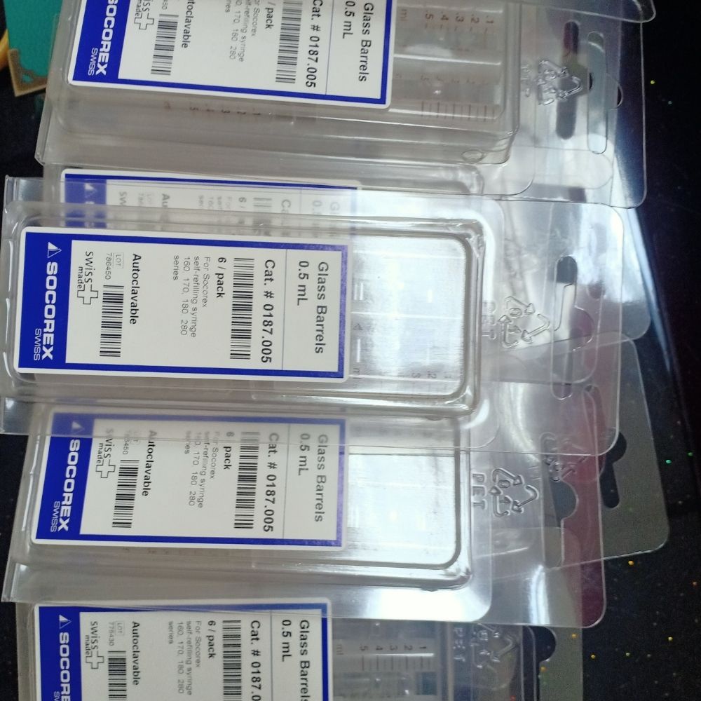 Ống thủy xilanh SOCOREX 0.5ml- 1ml - 2ml , hàng chính hãng thụy sĩ