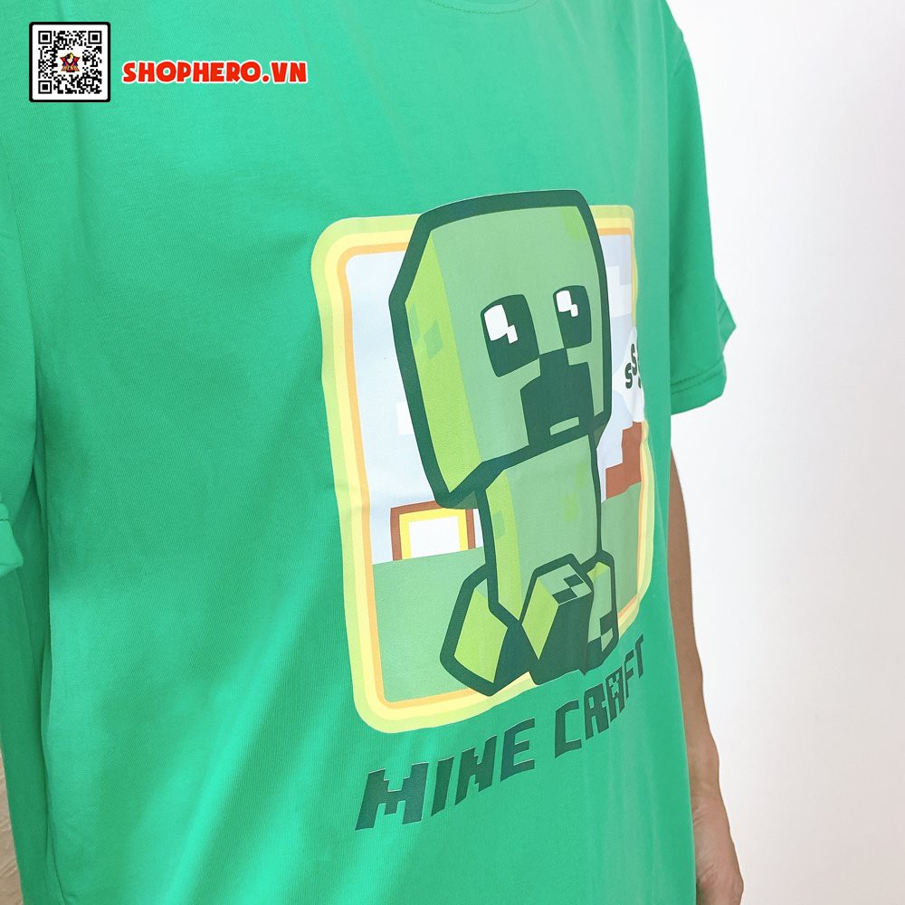 Áo thun Minecraft Creeper Cute