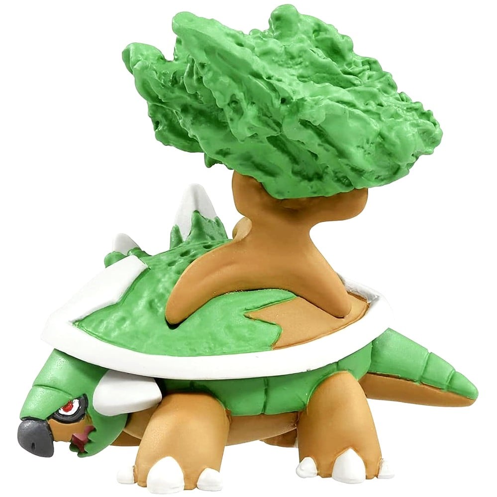 Mô Hình Pokemon Torterra chính hãng Takara TOMY Nhật Bản Standard Size 4cm cấp 3 Turtwig - Pokemon Figure Moncolle