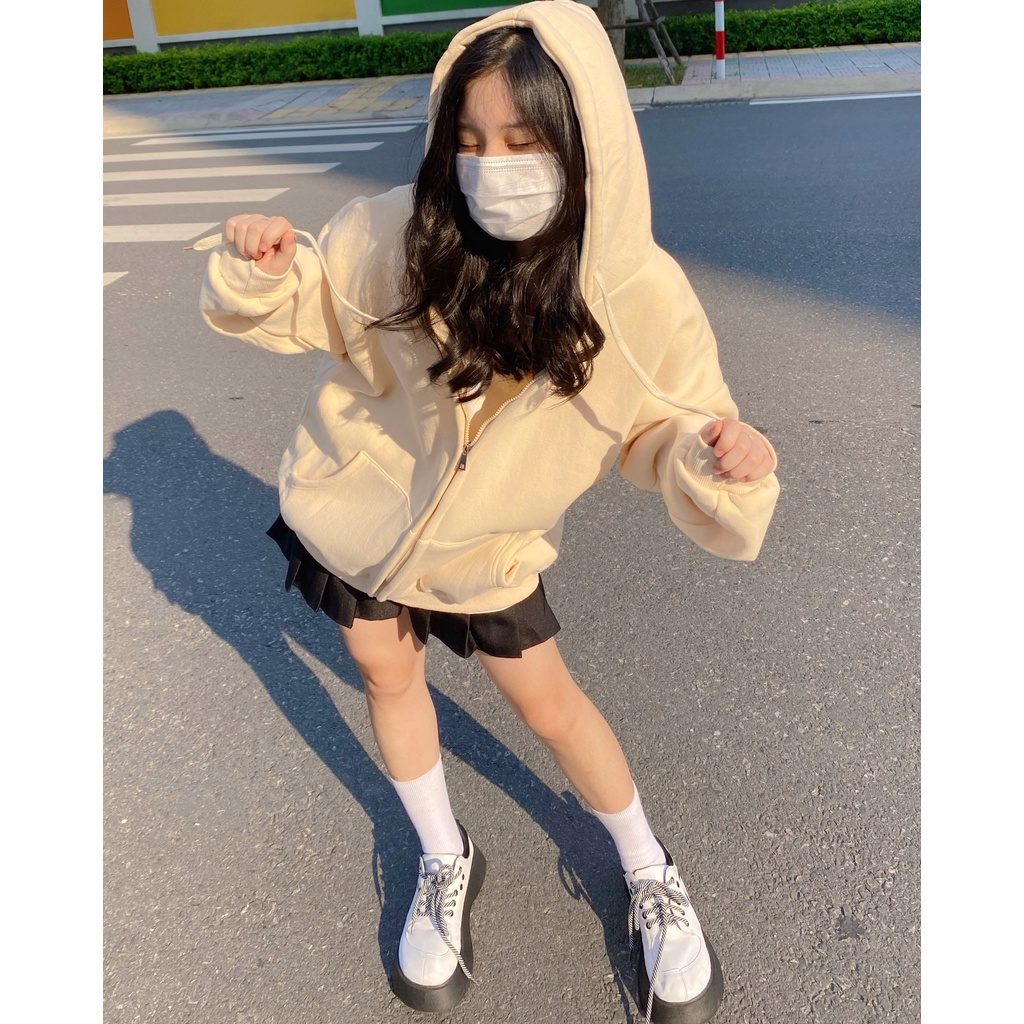 Áo khoác nỉ Hoodie trơn basic ulzzang - Made by Fiin | BigBuy360 - bigbuy360.vn