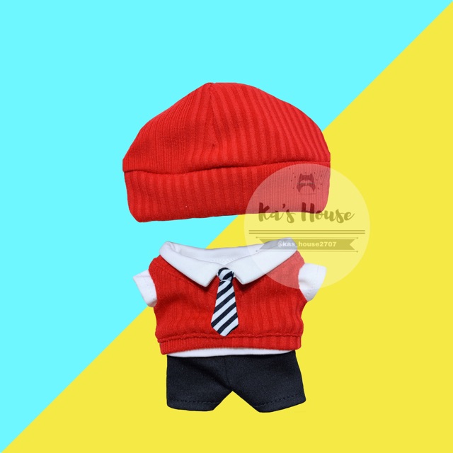 {20cm} Có sẵn - Set quần áo beanie, outfit doll, outfit cho doll