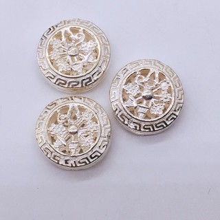 Charm bạc bánh xe pháp luân