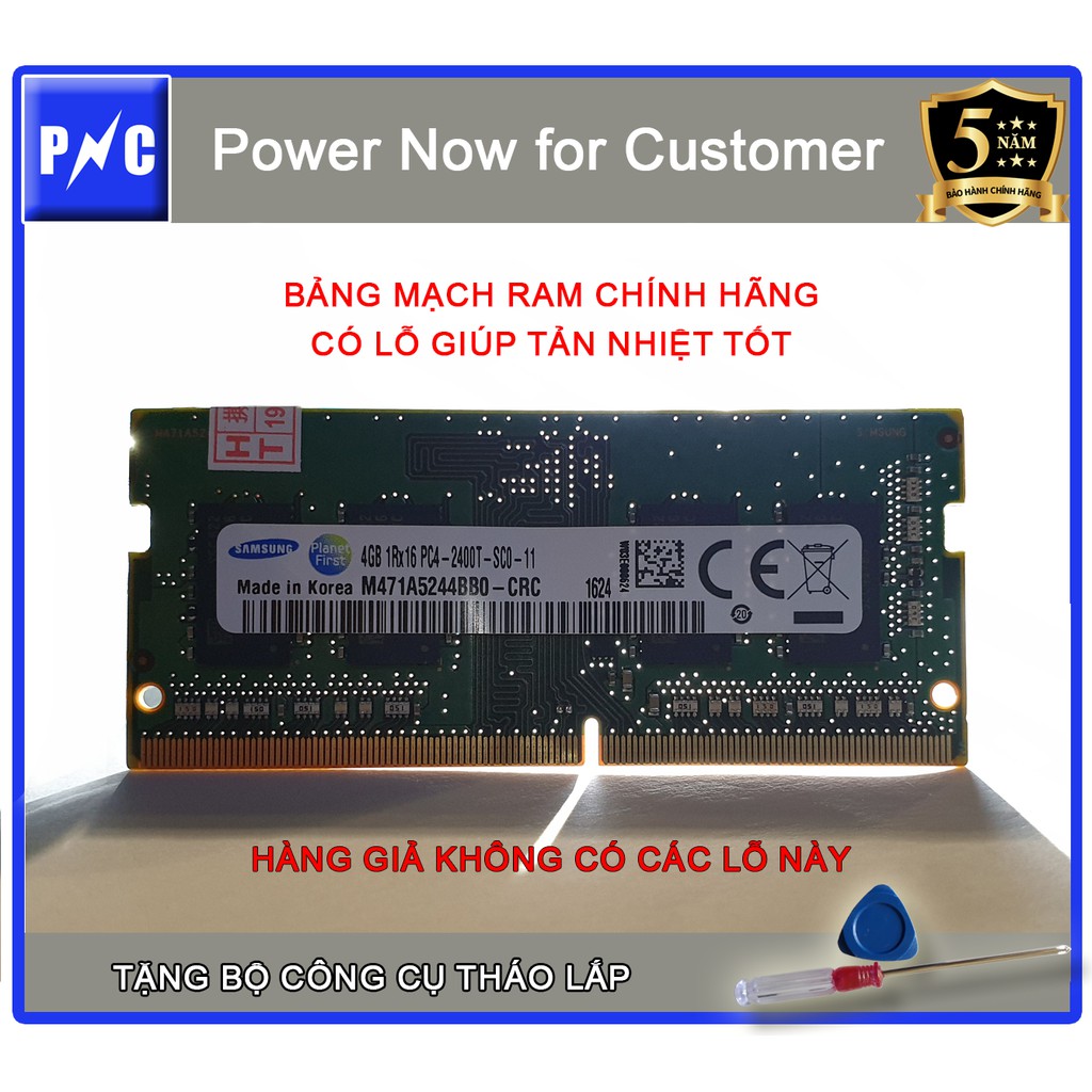 3 NGÀY XẢ KHO Ram Laptop CHÍNH HÃNG Samsung/SK hynix DDR4 4GB/8GB BUS 2400, BH 5 năm | BigBuy360 - bigbuy360.vn