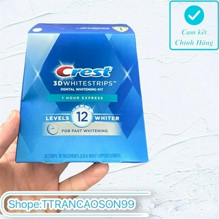 Miếng dán trắng răng Crest 3D White - Mỹ