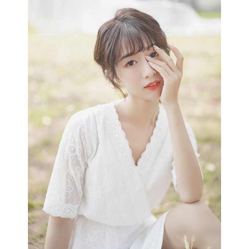 Đầm váy nữ đi chơi đi dạo phối ren 4YOUNG FASHION | BigBuy360 - bigbuy360.vn