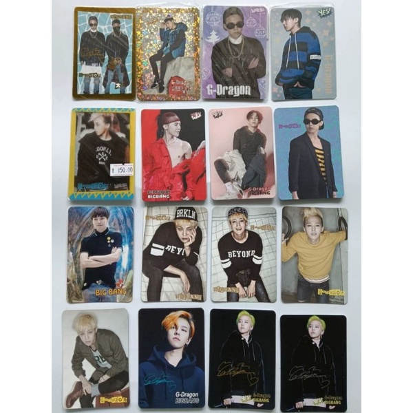 BIGBANG - BỘ SƯU TẬP CARD OFFICAL