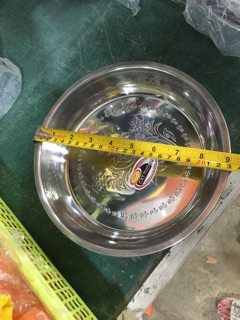 khay tròn inox