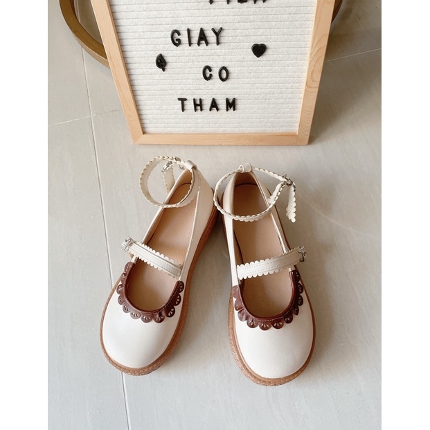 Giày Lolita viền xinh xinh size 34 - 40