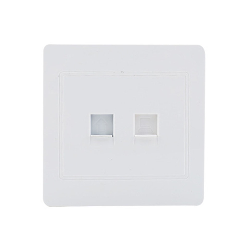 Phụ Kiện Ổ Cắm Điện Tiêu Chuẩn 86mm Màu Trắng Dùng Trang Trí DIY