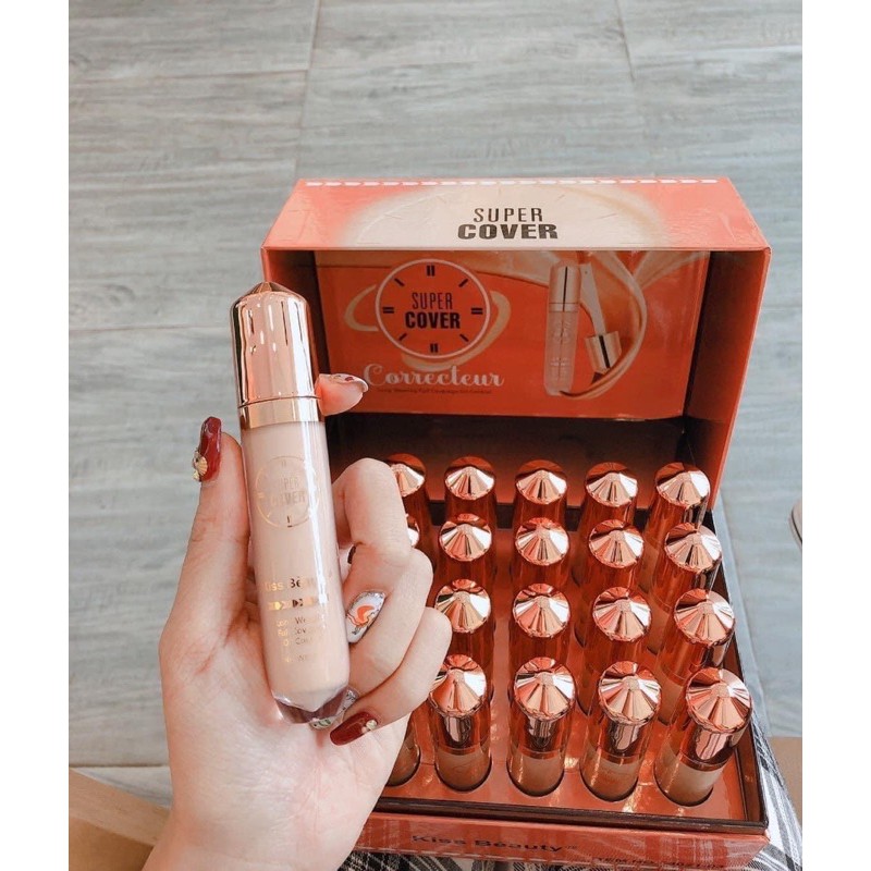 Kem che khuyết điểm Super Cover kiềm dầu Kiss Beauty | BigBuy360 - bigbuy360.vn