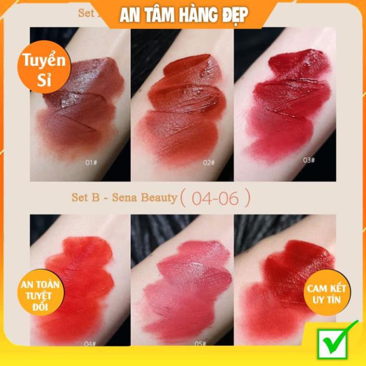 Son môi HERORANGE mềm mịn tự nhiên dạng lỏng hiệu ứng mờ sương lâu trôi chống thấm nước sáng bóng