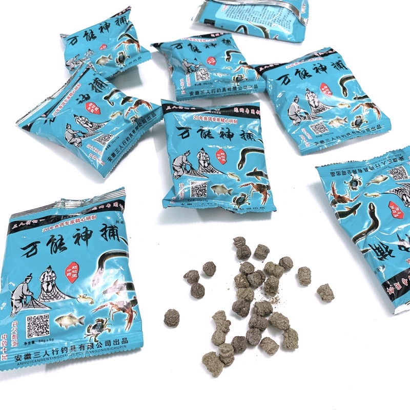 Mồi hạt dụ tôm, mồi xanh, lươn, cua, cá chuyên dùng lồng ô, hom lươn giá tốt